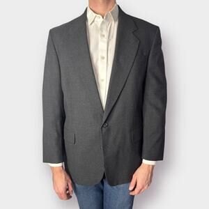 Oscar de la Renta Gray Blazer Size‎ 42R